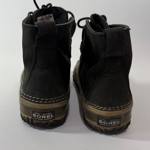 Sorel Out N About Waterproof Leather and Rubber Ankle Boots Sz 6 - Picture 9 of 14